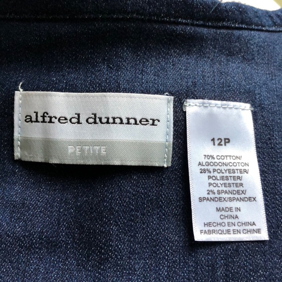 Alfred Dunner denim jacket/blazer - Picture 7 of 8